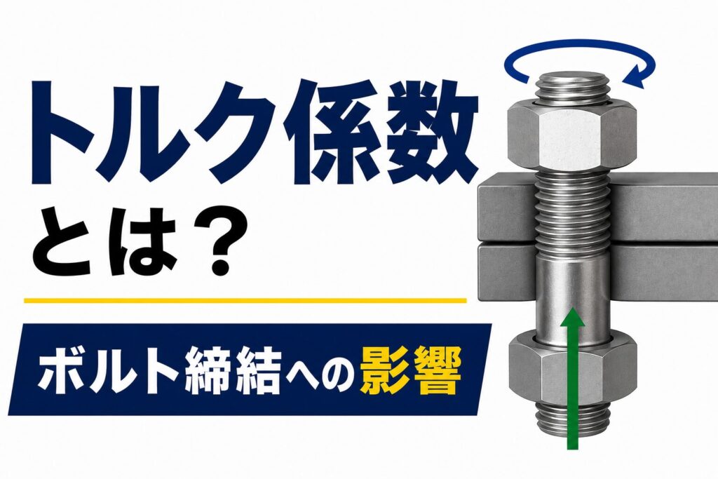 トルク係数とは？ボルト締結への影響